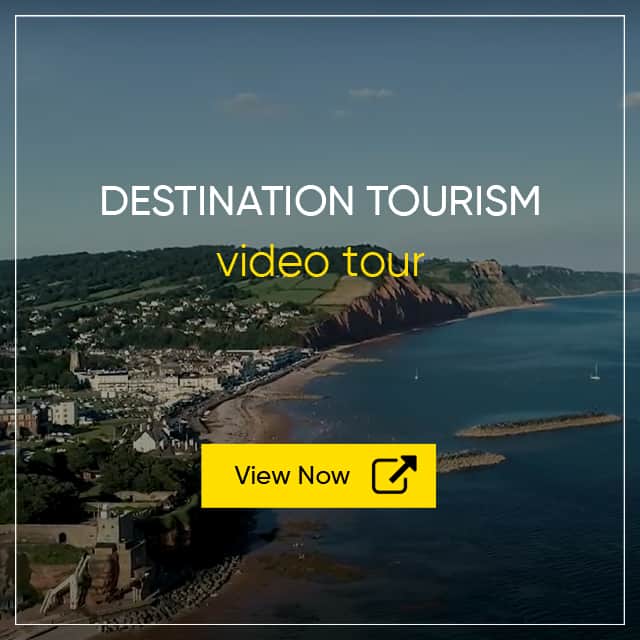 Destination Tourism Video - Sidmouth Aerial Video Tour - Tourism Video Virtual Tours