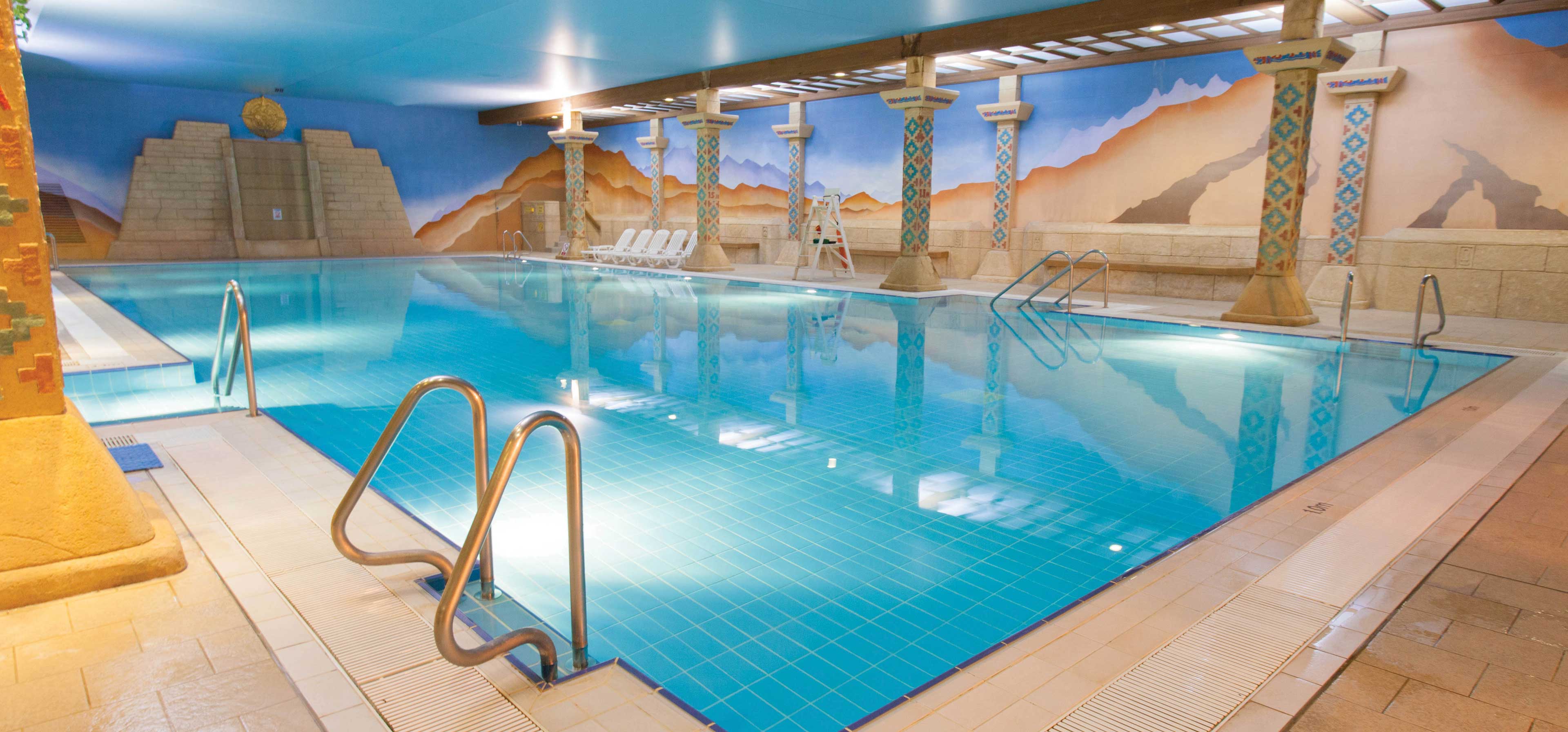 a beautiful view of the TLH Leisure Resort`s pool