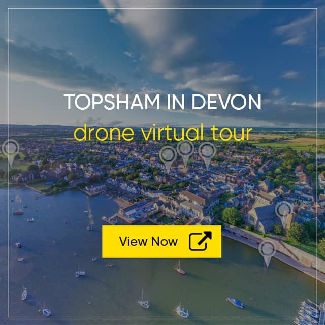 Topsham Devon Drone Virtual Tour - Tourism Virtual Tour - 360 Drone
