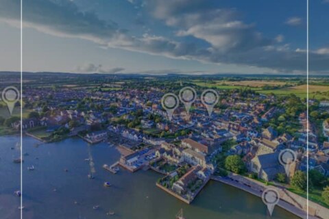 Topsham Devon Drone Virtual Tour - Tourism Virtual Tour - 360 Drone